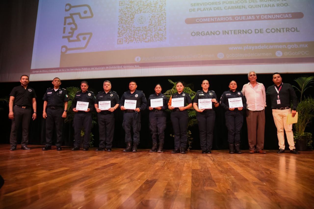 Gobierno de Estefanía Mercado refuerza valores en el servicio público con curso de ética a elementos de Seguridad Ciudadana