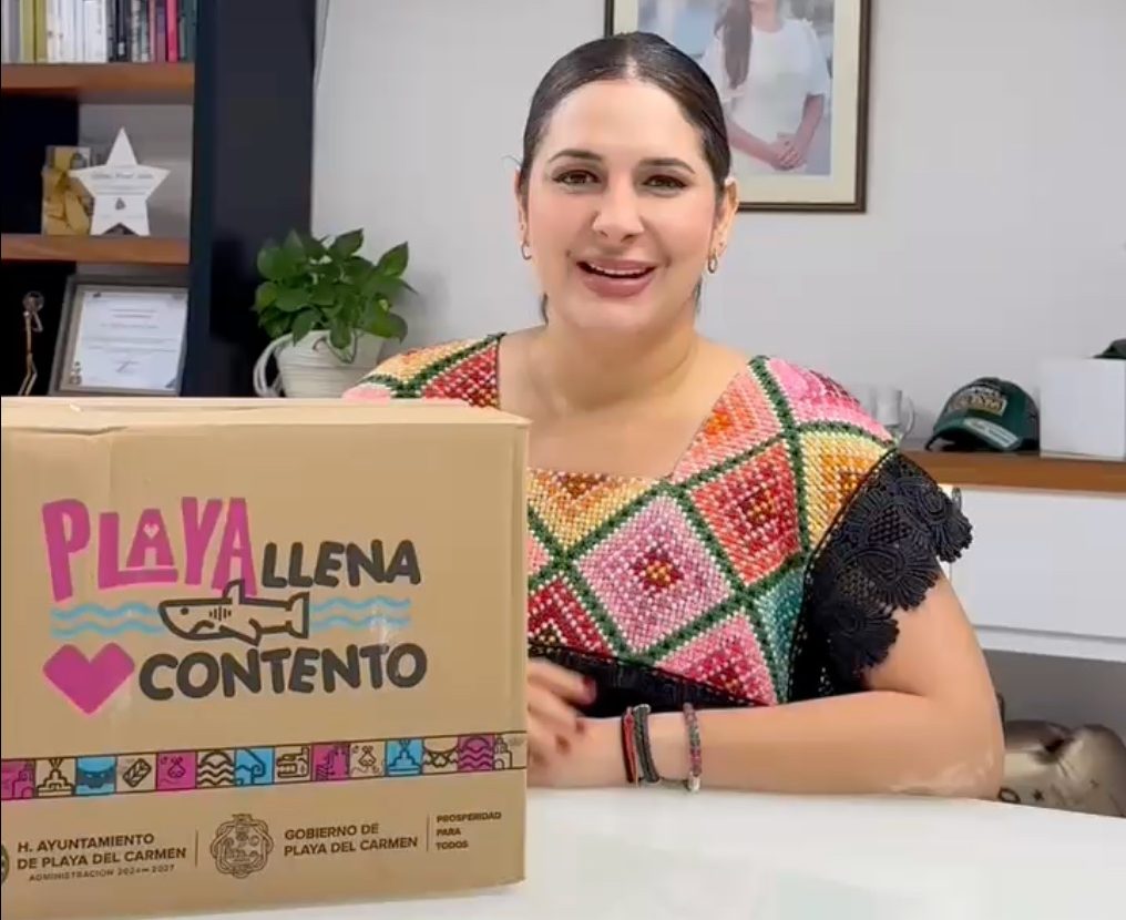 Estefanía Mercado lanza “Playa Llena, Corazón Contento”, programa social que garantizará alimentación a 3 mil familias de Playa del Carmen
