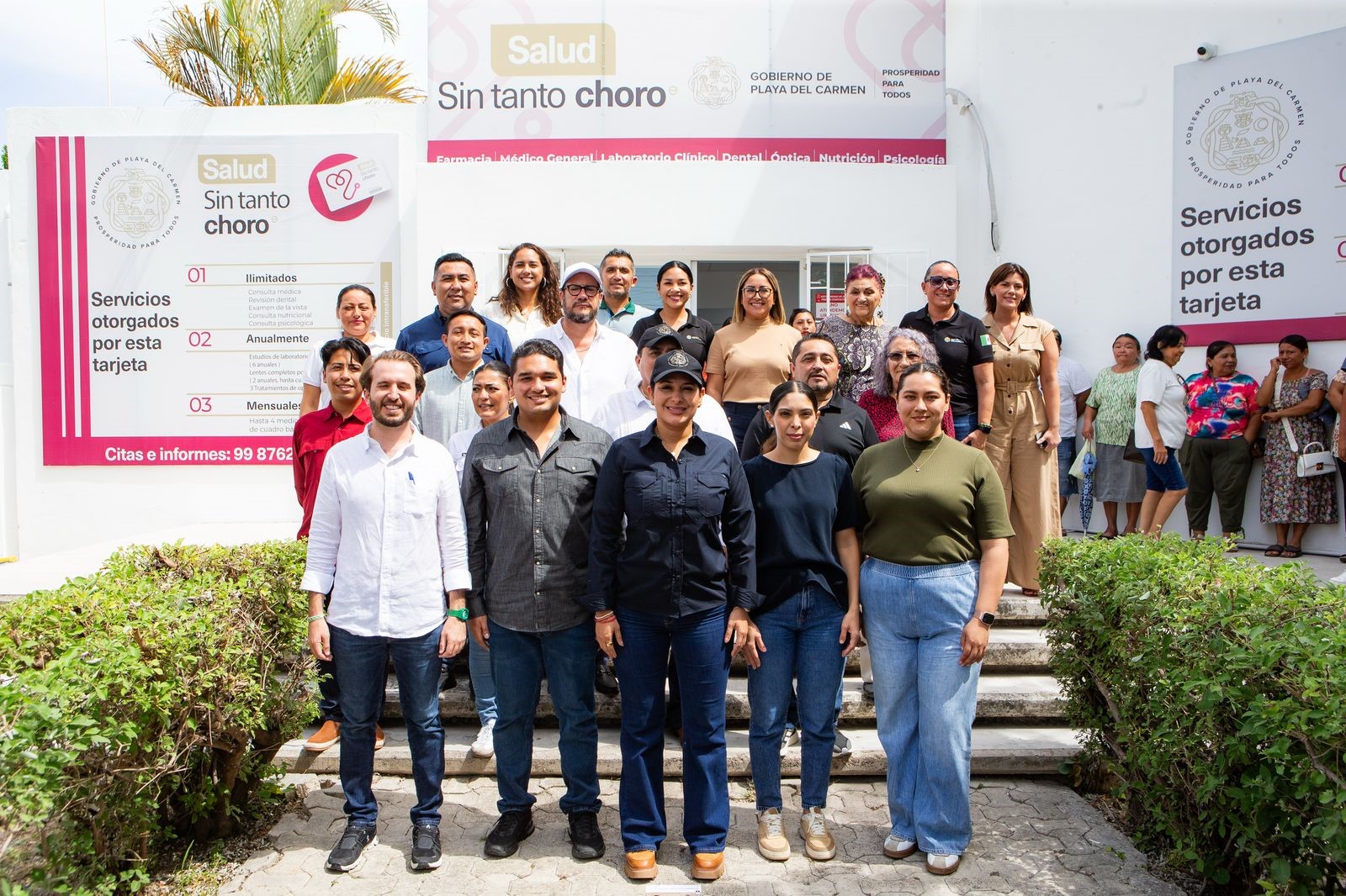 Inaugura Estefanía Mercado la Segunda Unidad Médica “Salud Sin Tanto Choro” en Playa del Carmen; está ubicada en la colonia Zacil-Ha