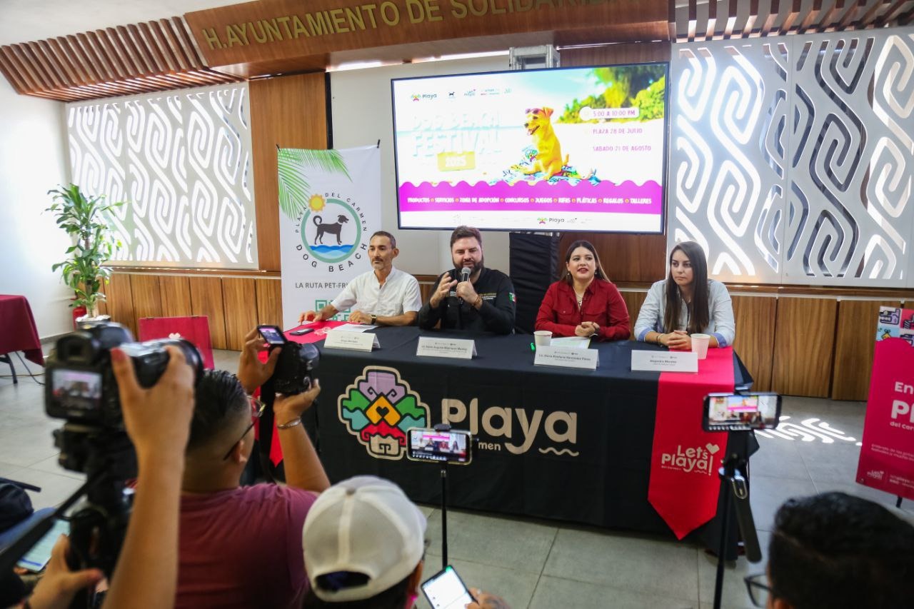 Anuncian el “Dog Beach Festival” en Playa del Carmen, evento para fortalecer el turismo Pet Friendly