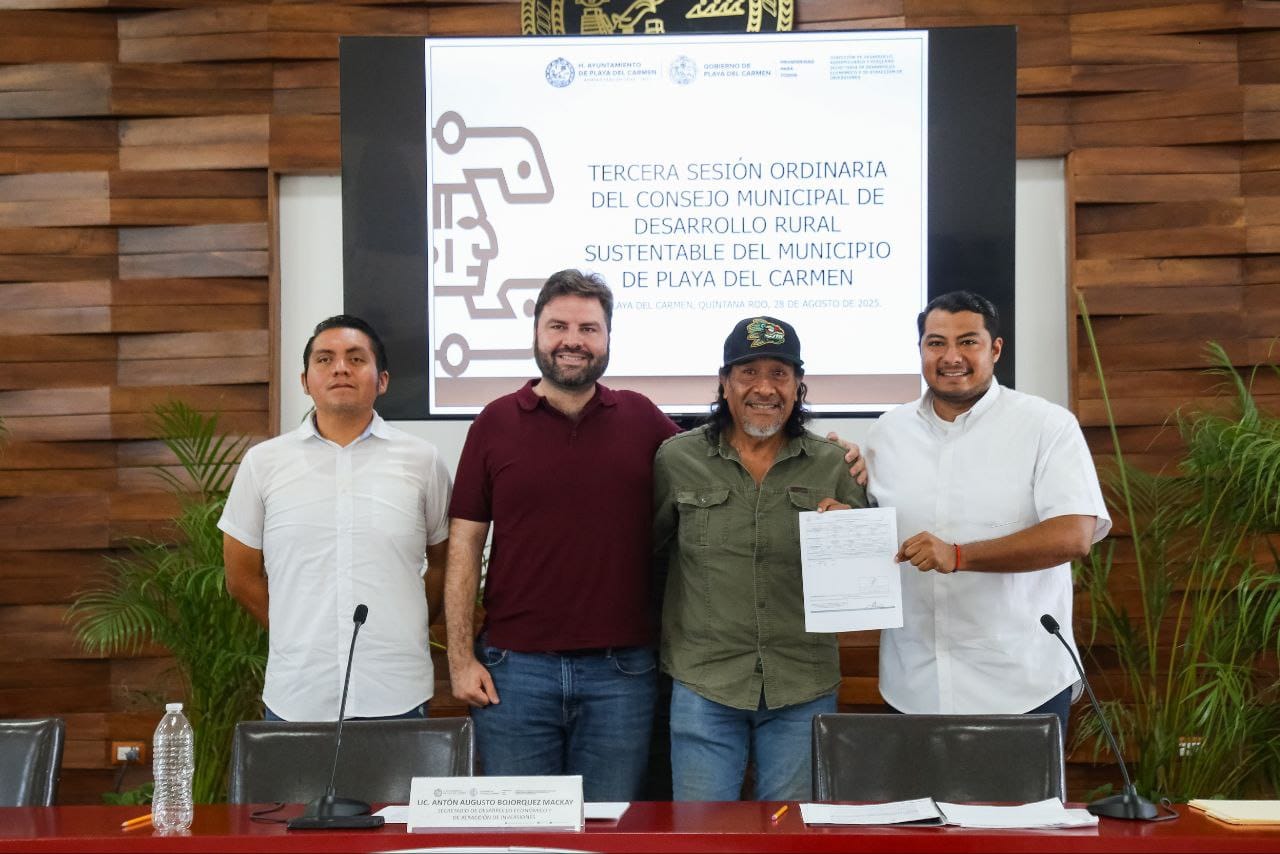 Gobierno de Playa del Carmen fortalece el desarrollo rural sustentable