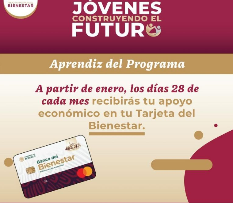 Último día de entrega de la tarjeta Jóvenes Construyendo el Futuro
