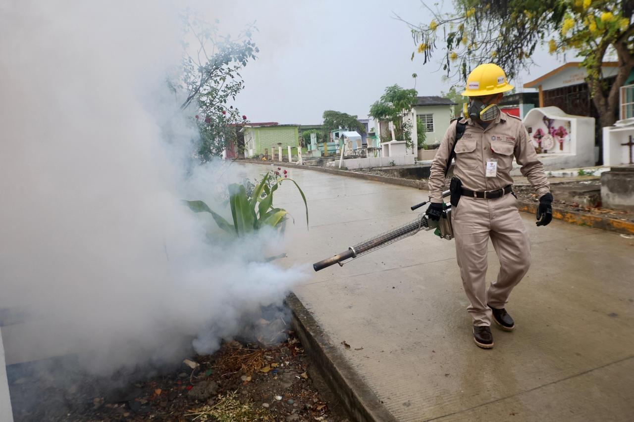Lucha frontal contra el dengue en Playa del Carmen
