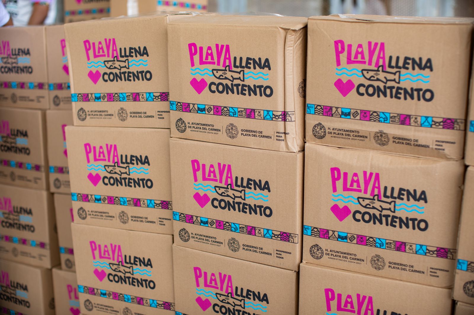 Estefanía Mercado refuerza la seguridad alimentaria con el programa “Playa llena, corazón contento”