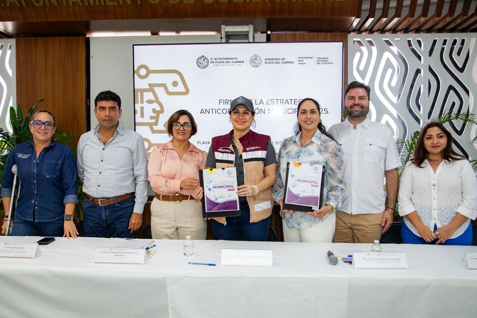 Playa del Carmen impulsa la “Estrategia Anticorrupción Municipal 2025” bajo el liderazgo de Estefanía Mercado