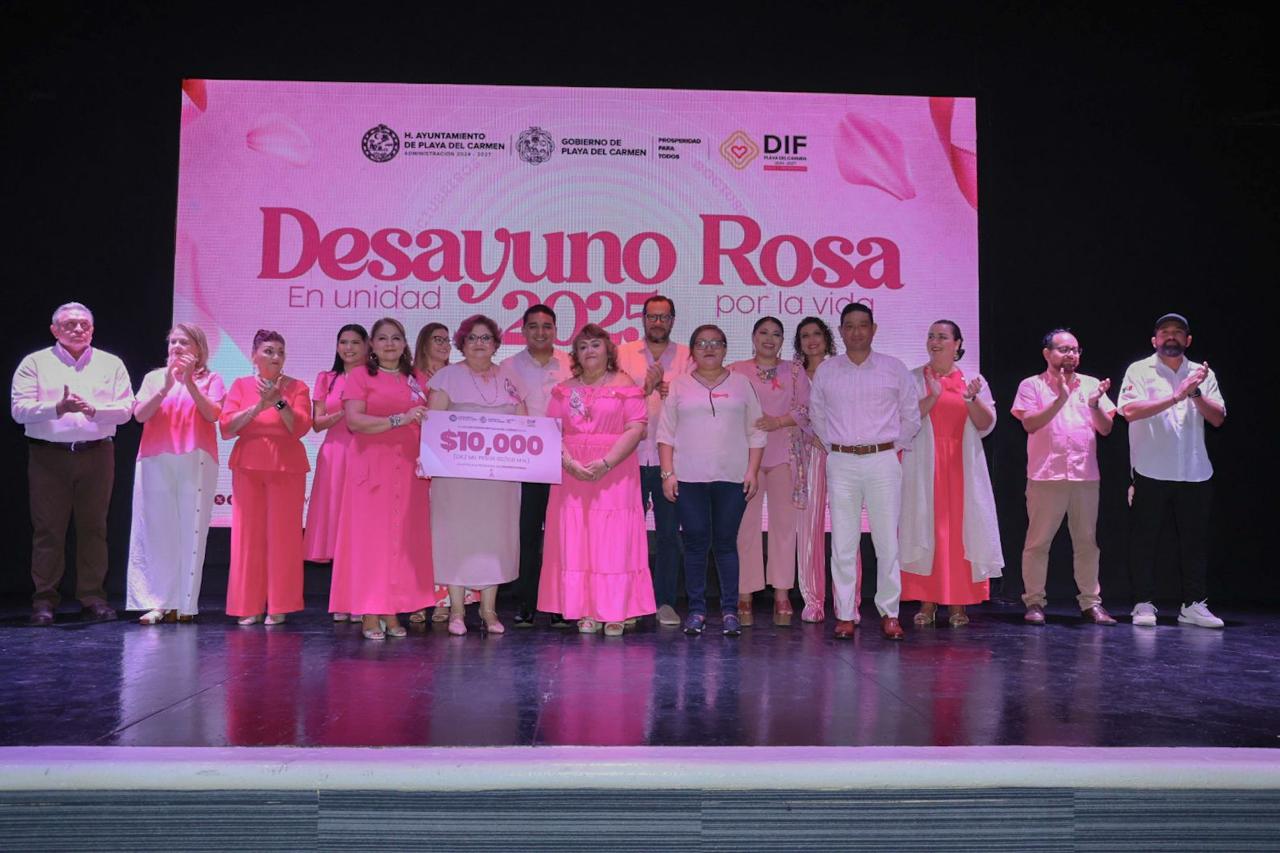 Con acciones firmes, el DIF Playa del Carmen fortalece la lucha contra el cáncer de mama: Eduardo Asencio