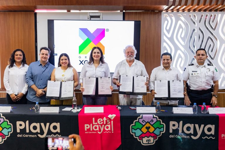 Estefanía Mercado fortalece turismo social con firma de convenio con Grupo Xcaret