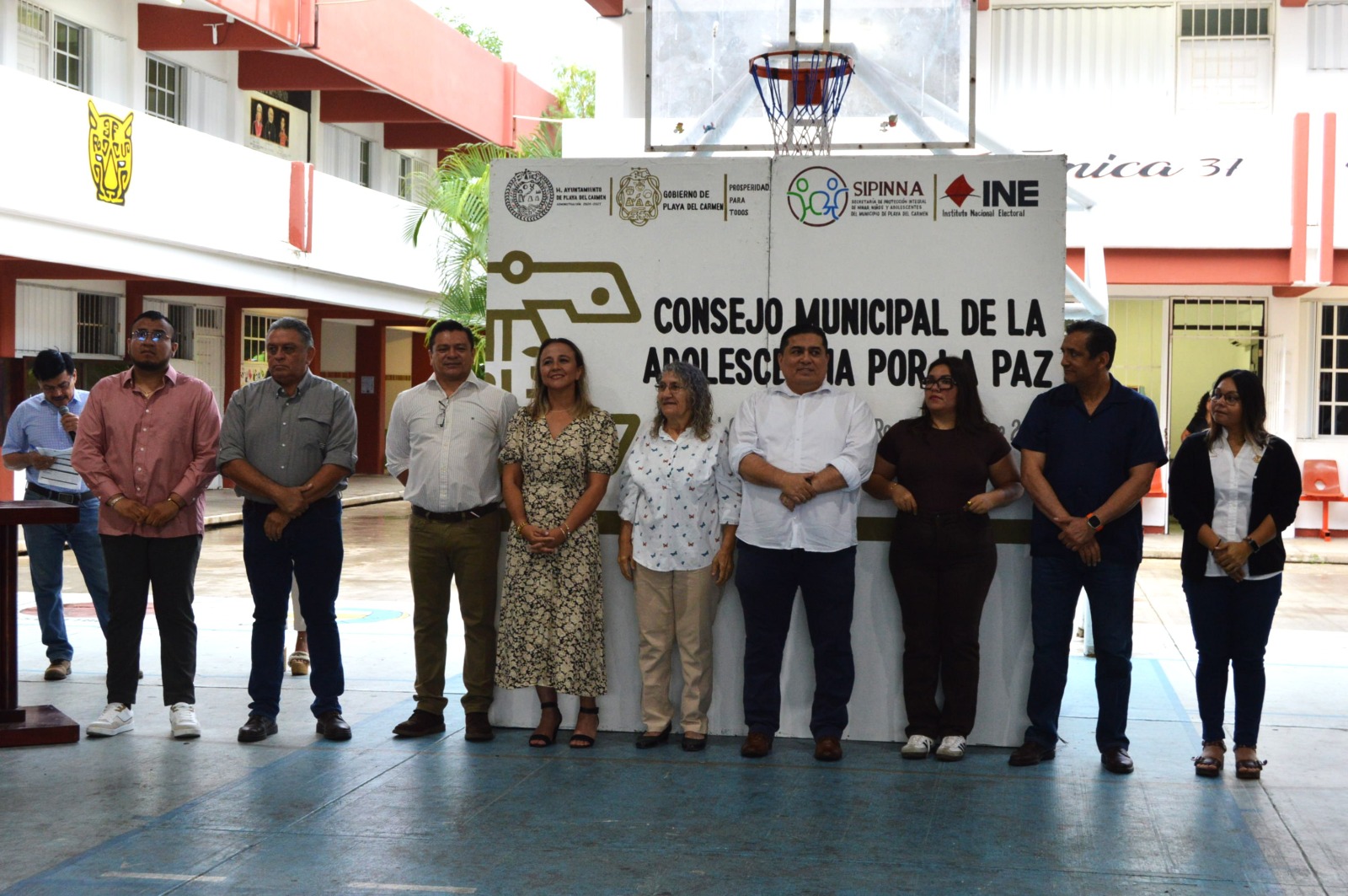 Gobierno de Playa del Carmen promueve una cultura libre de violencia y la participación democrática estudiantil