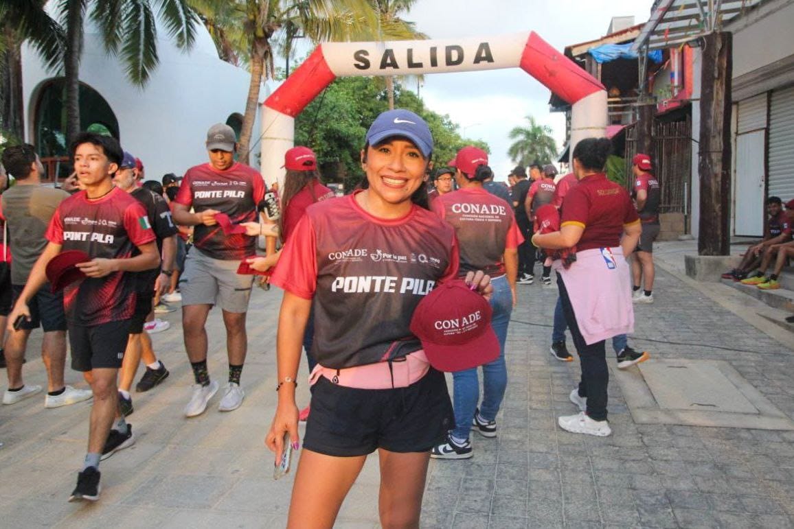 Playa del Carmen se suma con éxito a la “Carrera Ponte Pila CONADE 2025”