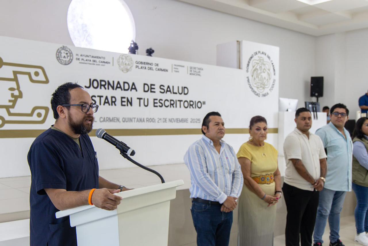 Gobierno de Playa del Carmen fortalece la salud de trabajadores municipales y ciudadanía en general