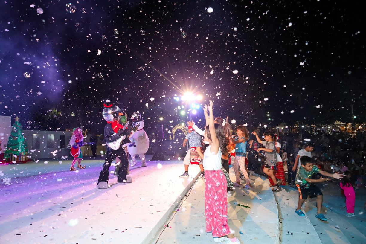 Con Navidad Mágica, el gobierno de Estefanía Mercado llenó de vida y alegría a Playa del Carmen