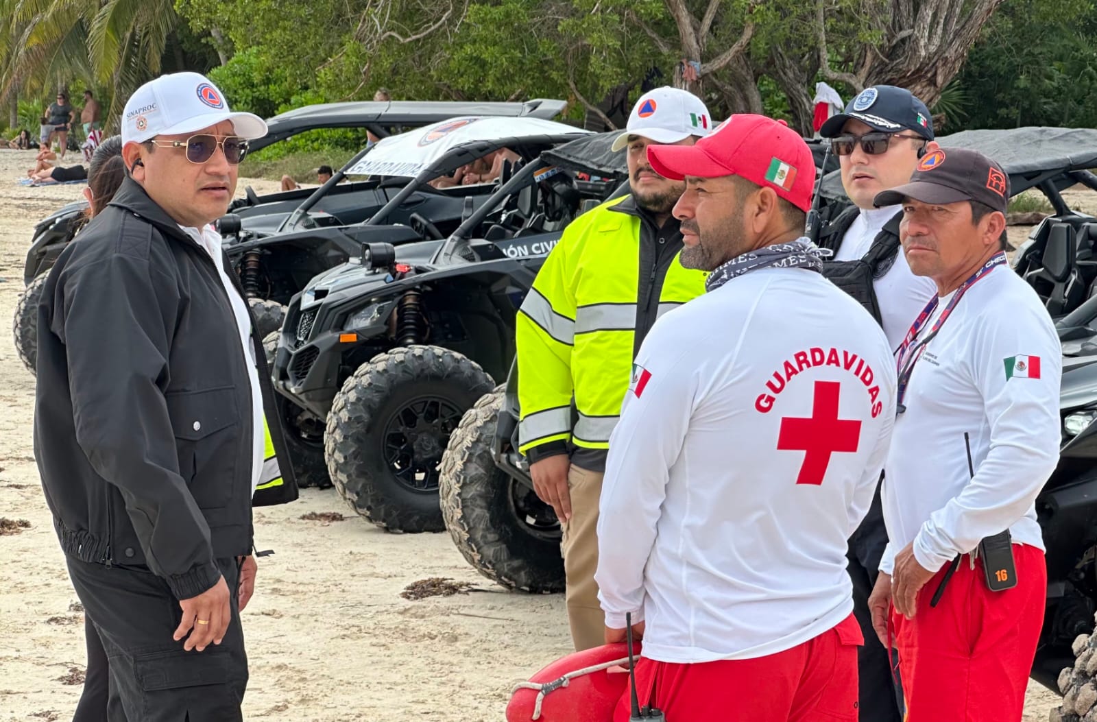 Mantiene gobierno de Estefanía Mercado playas seguras con atención permanente de Protección Civil