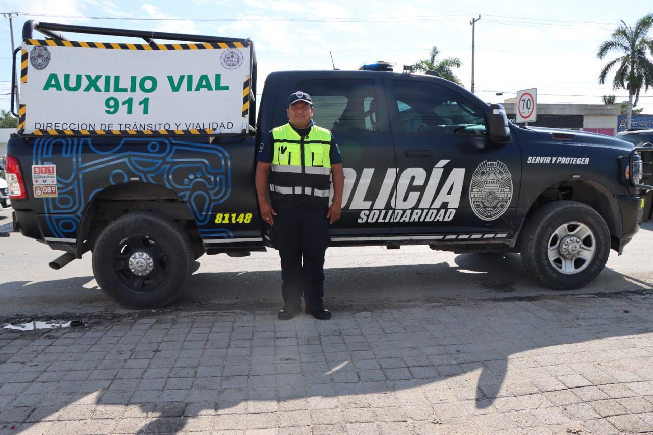 Gobierno de Estefanía Mercado fortalece la atención a conductores con Unidad de Auxilio Vial