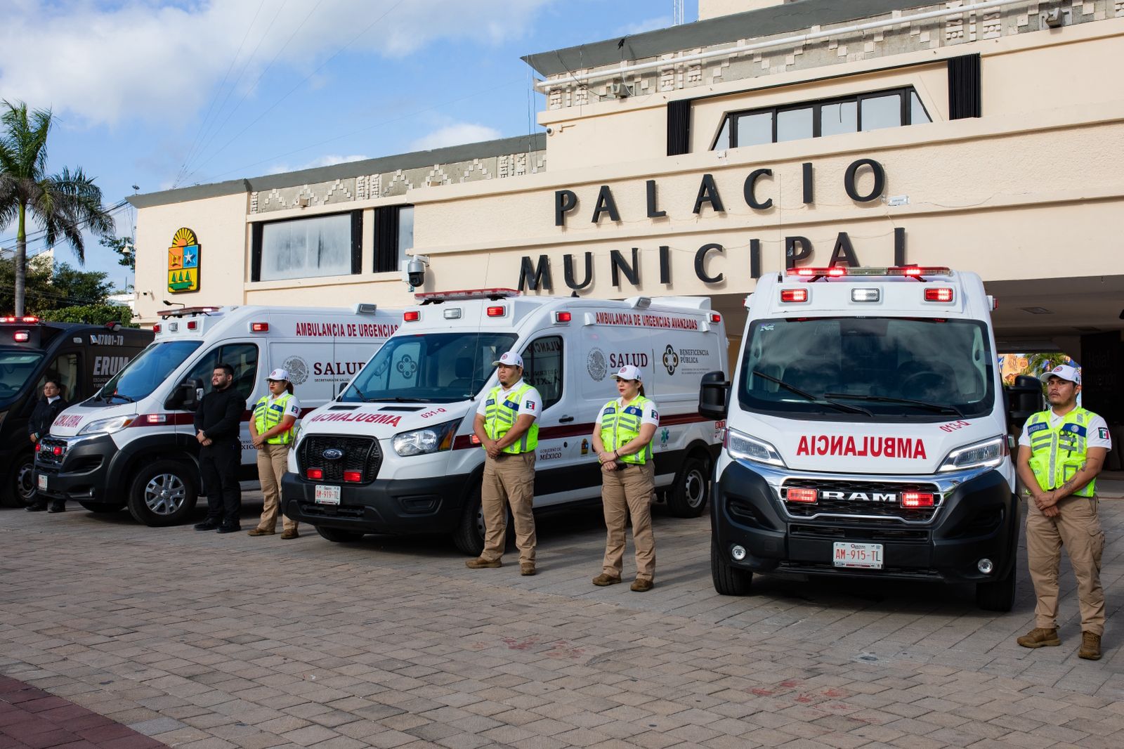Con más ambulancias, Playa del Carmen se convierte en el municipio con el mejor equipo para atender emergencias médicas