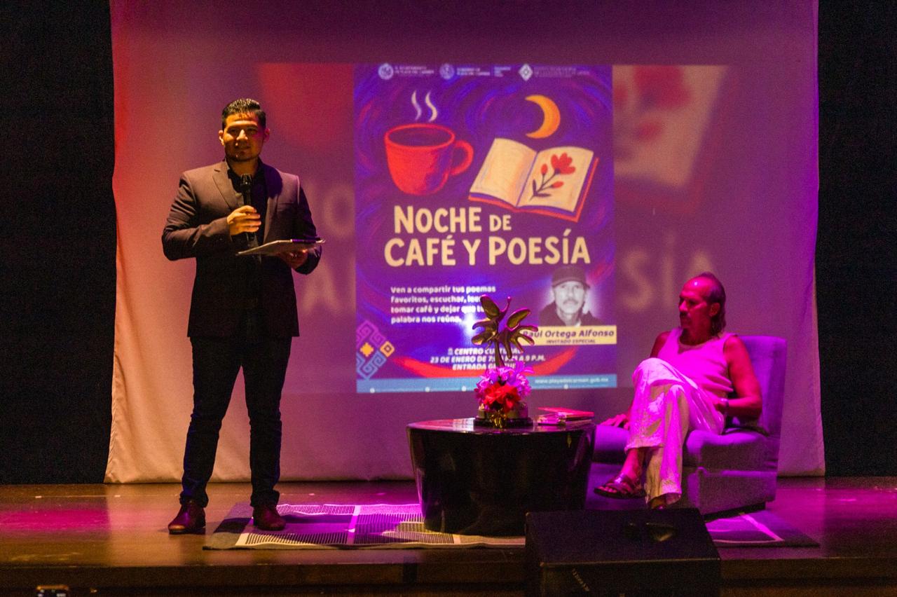 Vuelve “Noche de Café y Poesía” 2026 a Playa del Carmen, con el poeta Raúl Ortega Alfonso como invitado