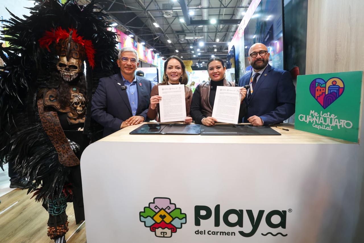 Gobierno de Estefanía Mercado anuncia en FITUR a Guanajuato como municipio invitado al Festival México en Playa del Carmen 2026
