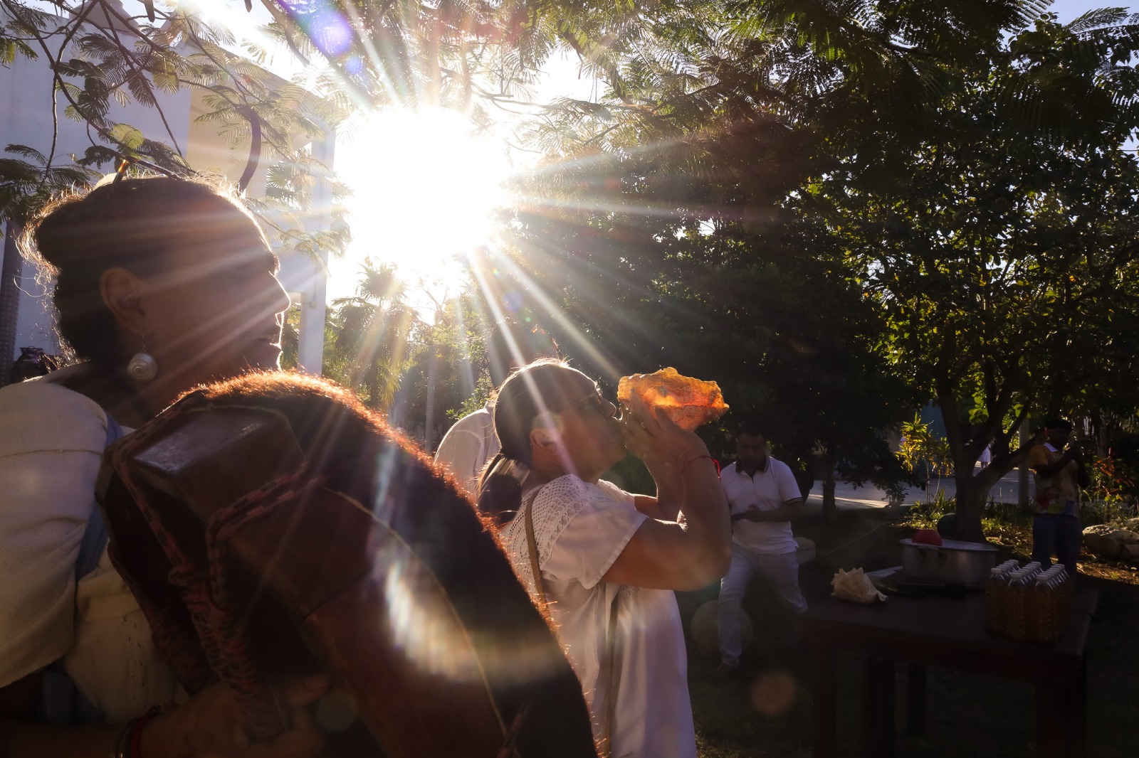 Escenifican ceremonia maya “Xook k’iin Maaya. Cabañuelas Mayas”, en Playa del Carmen