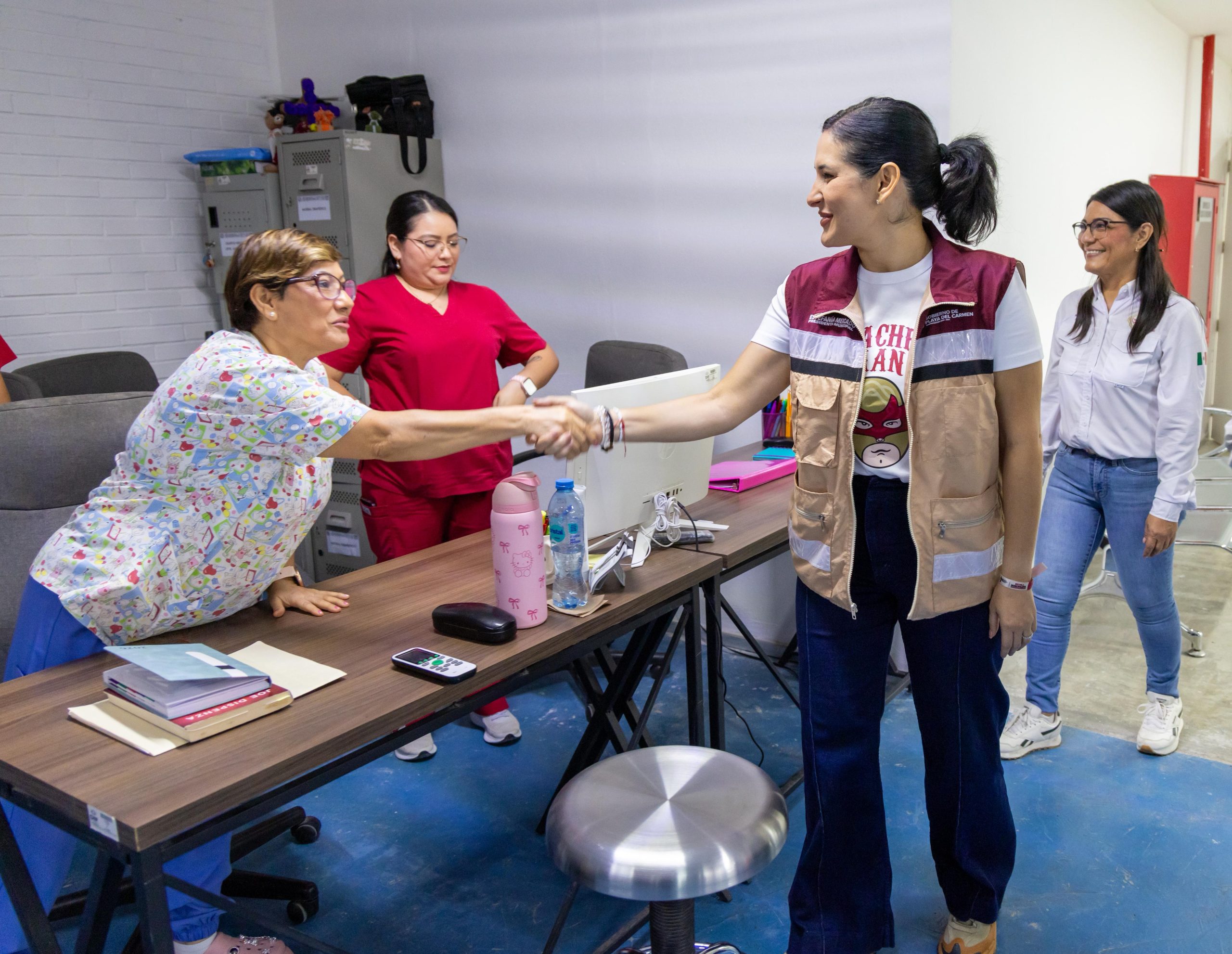 Fortalece Estefanía Mercado la atención integral y humana en el CRIM de Playa del Carmen