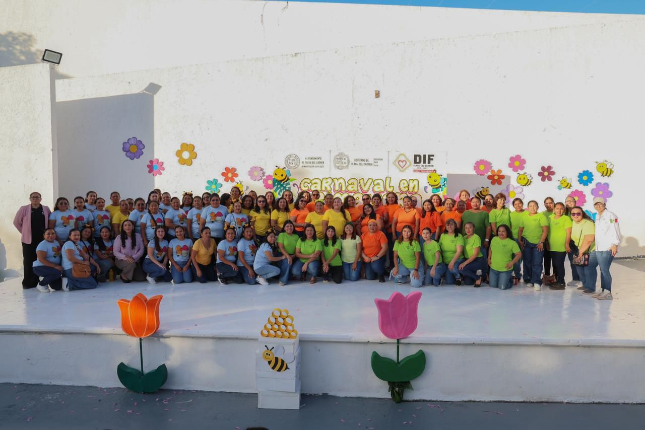 DIF Playa del Carmen fortalece la niñez con el festival “Carnaval en Primavera”