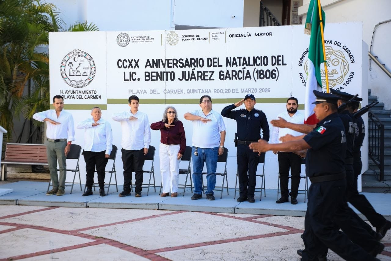 Gobierno de Estefanía Mercado conmemora el 220 aniversario del natalicio de Benito Juárez García