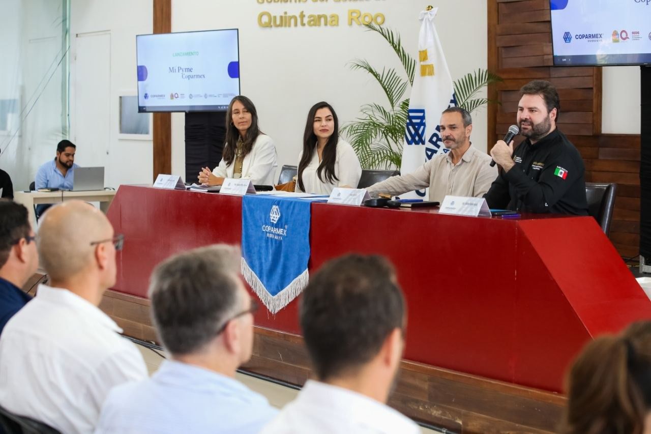 Gobierno de Estefanía Mercado participa en el lanzamiento del programa Mi Pyme Coparmex
