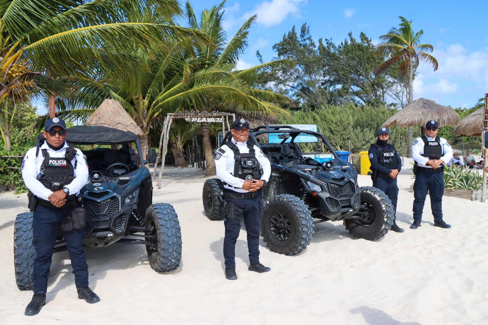 Gobierno de Playa del Carmen mantiene presencia permanente en playas para prevenir delitos