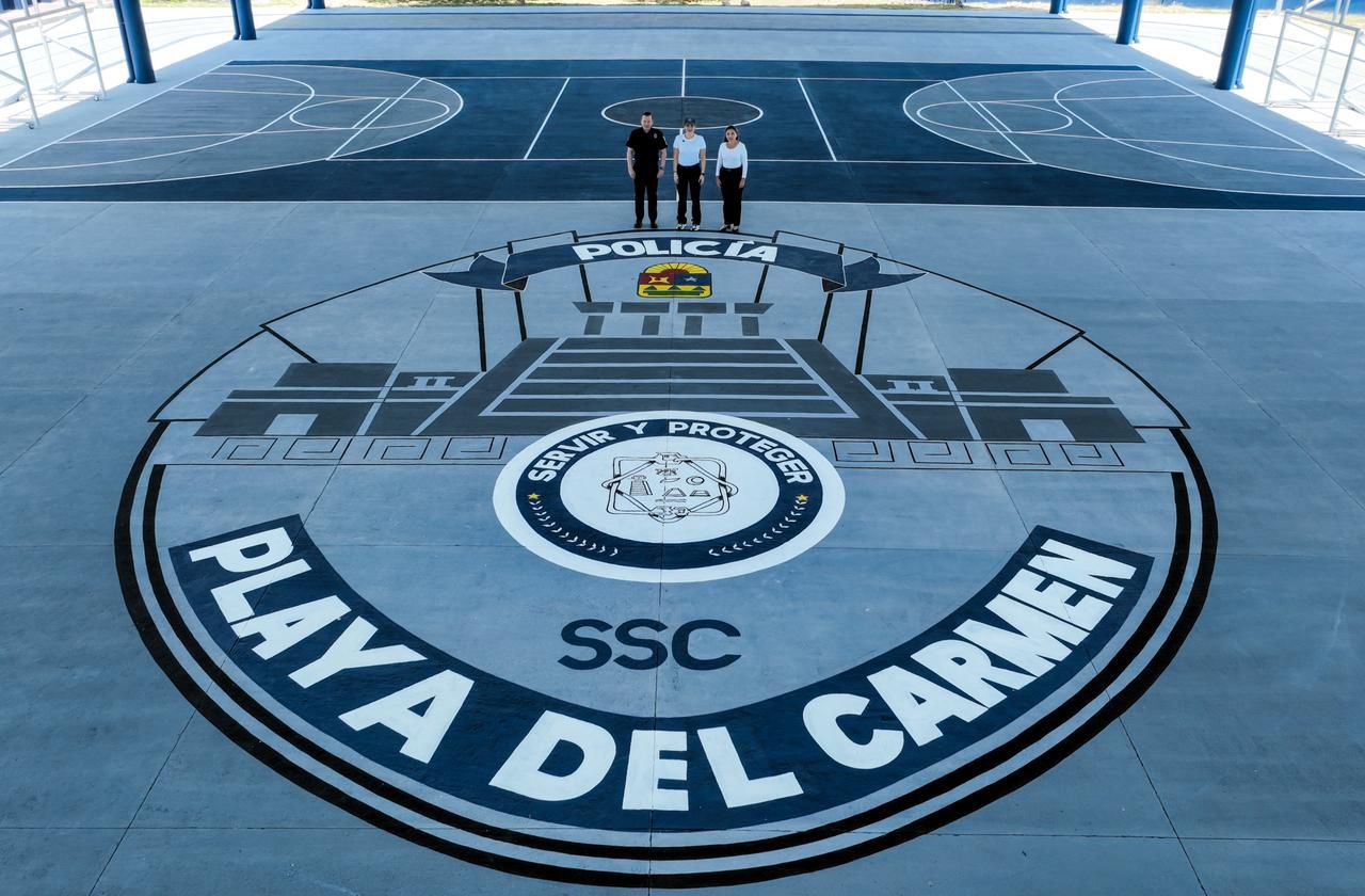 Estefanía Mercado dignifica a la policía de Playa del Carmen: “Hoy ya tienen el domo más grande que hemos construido en la ciudad”