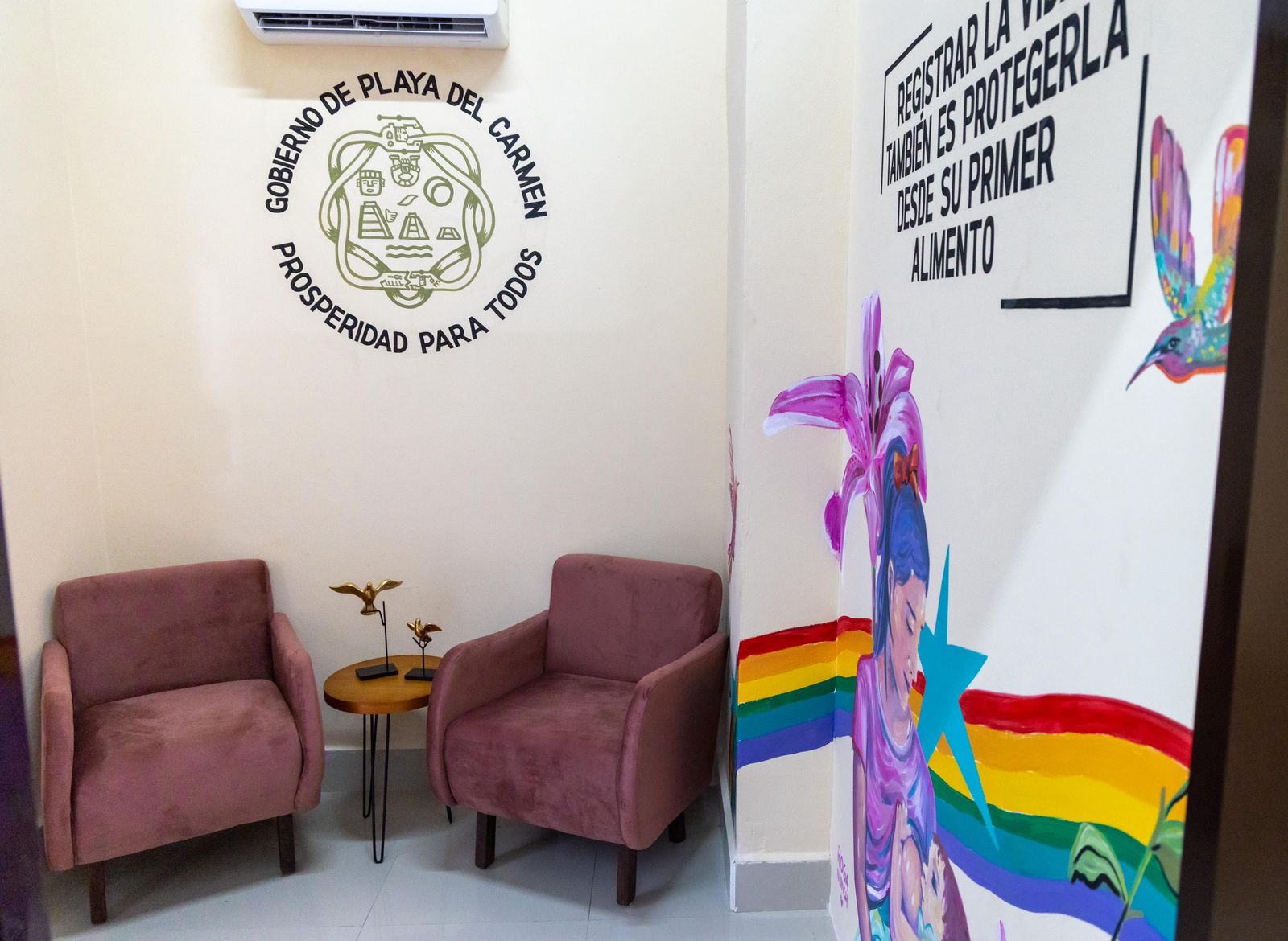 Estefanía Mercado pone en marcha “Sala de Lactancia” en oficina del Registro Civil del nuevo Palacio Municipal