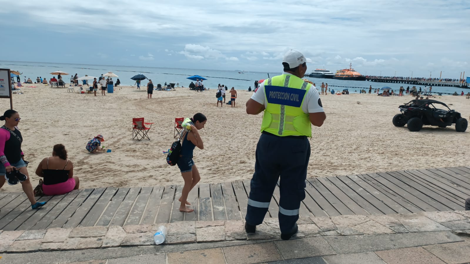 Gobierno de Estefanía Mercado fortalece la protección en Playa del Carmen con más de 900 acciones durante Semana Santa