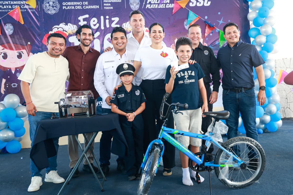 Estefanía Mercado encabeza emotiva celebración del Día del Niño en la Secretaría de Seguridad Ciudadana