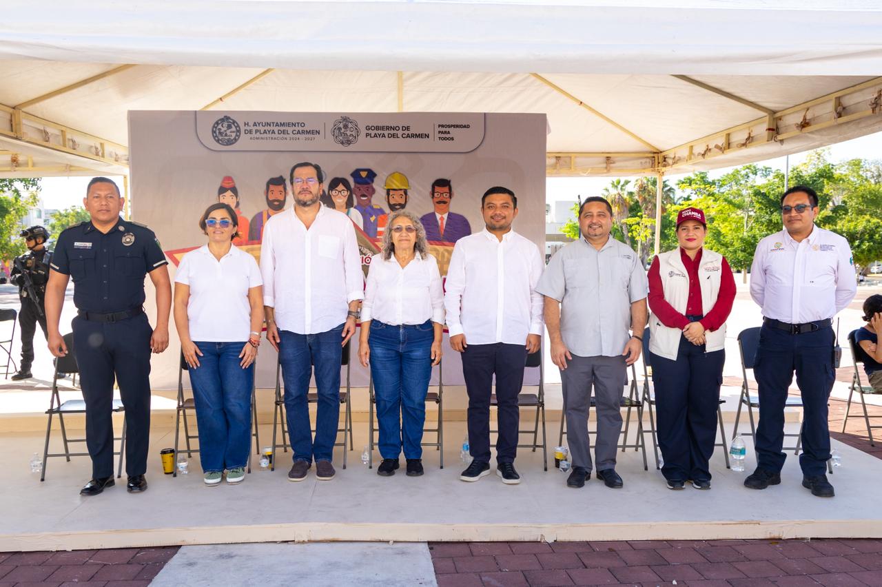 Con firme respaldo a la clase trabajadora, Playa del Carmen conmemora el CXXXVII aniversario del Día Internacional del Trabajo